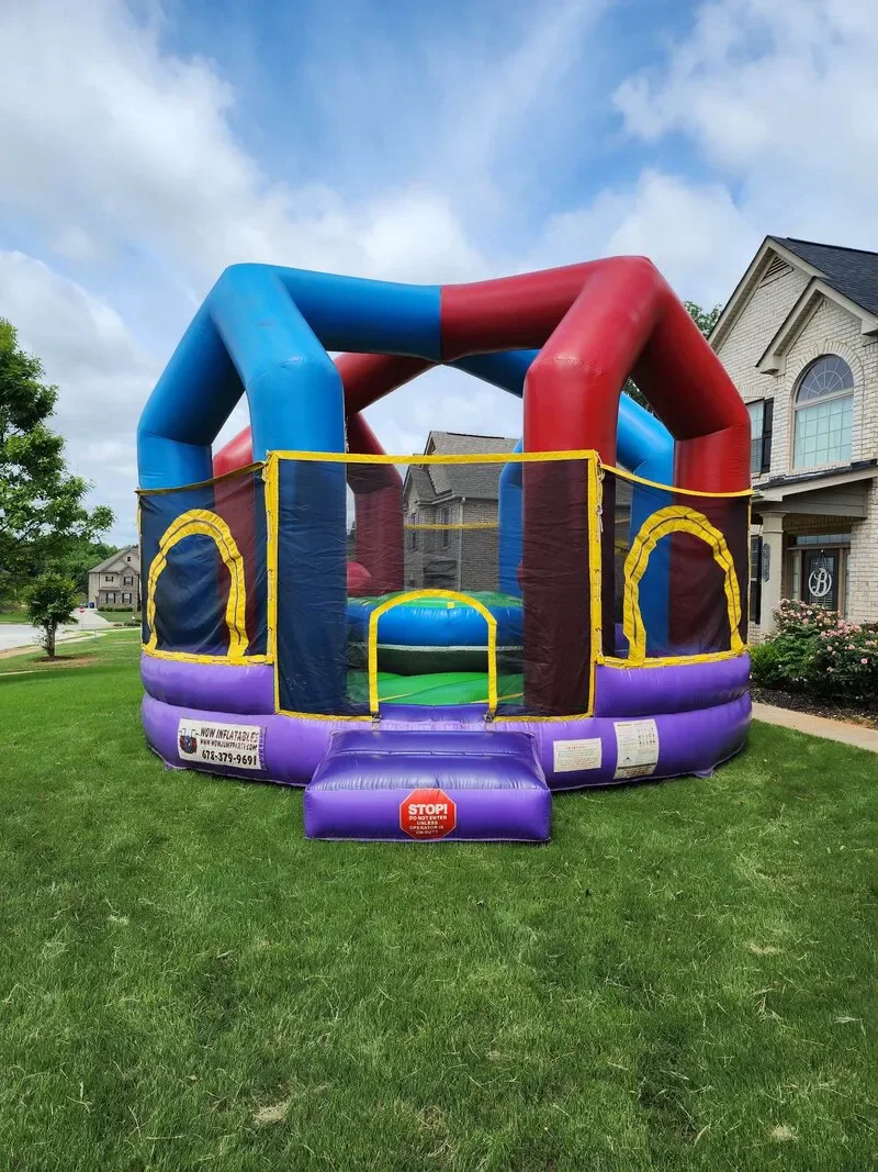 Wow Inflatables inflatable bounce house and slide rental at school carnival in McDonough Georgia