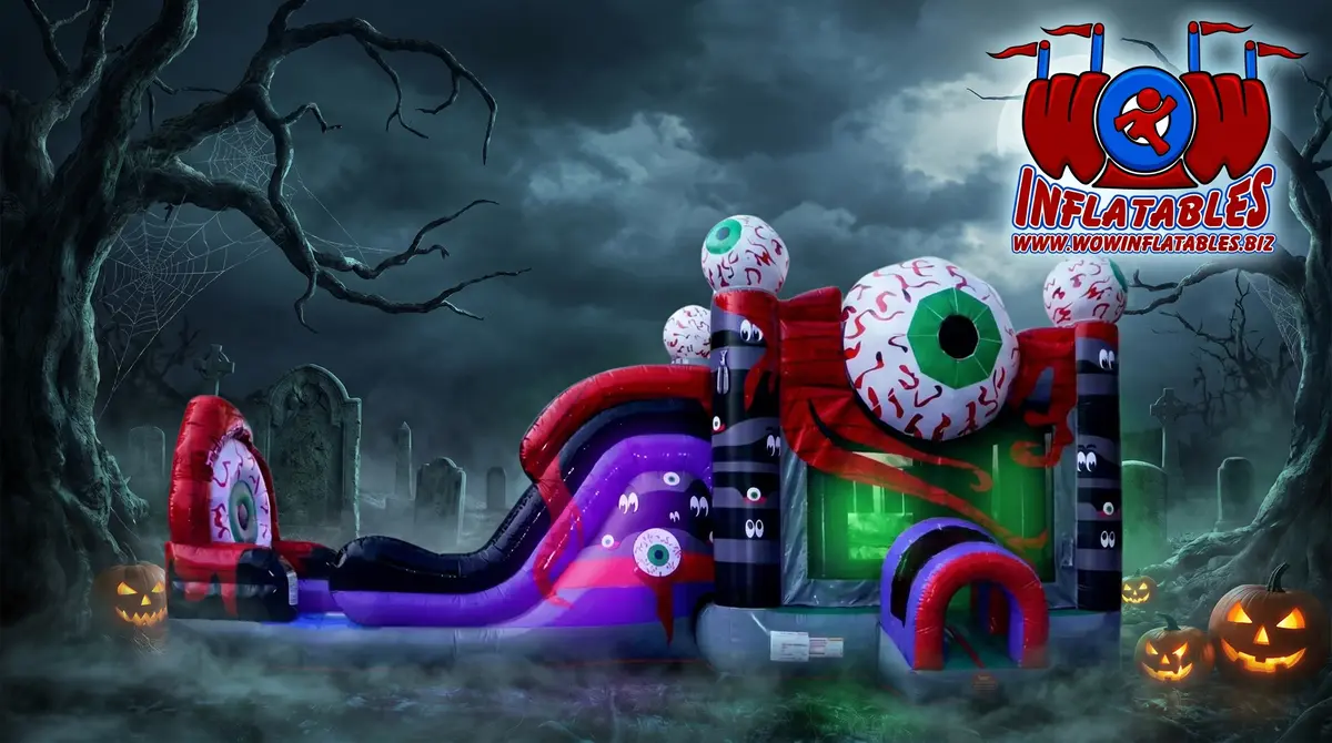 Jeepers Creepers Bounce Slide Combo rental from Wow Inflatables