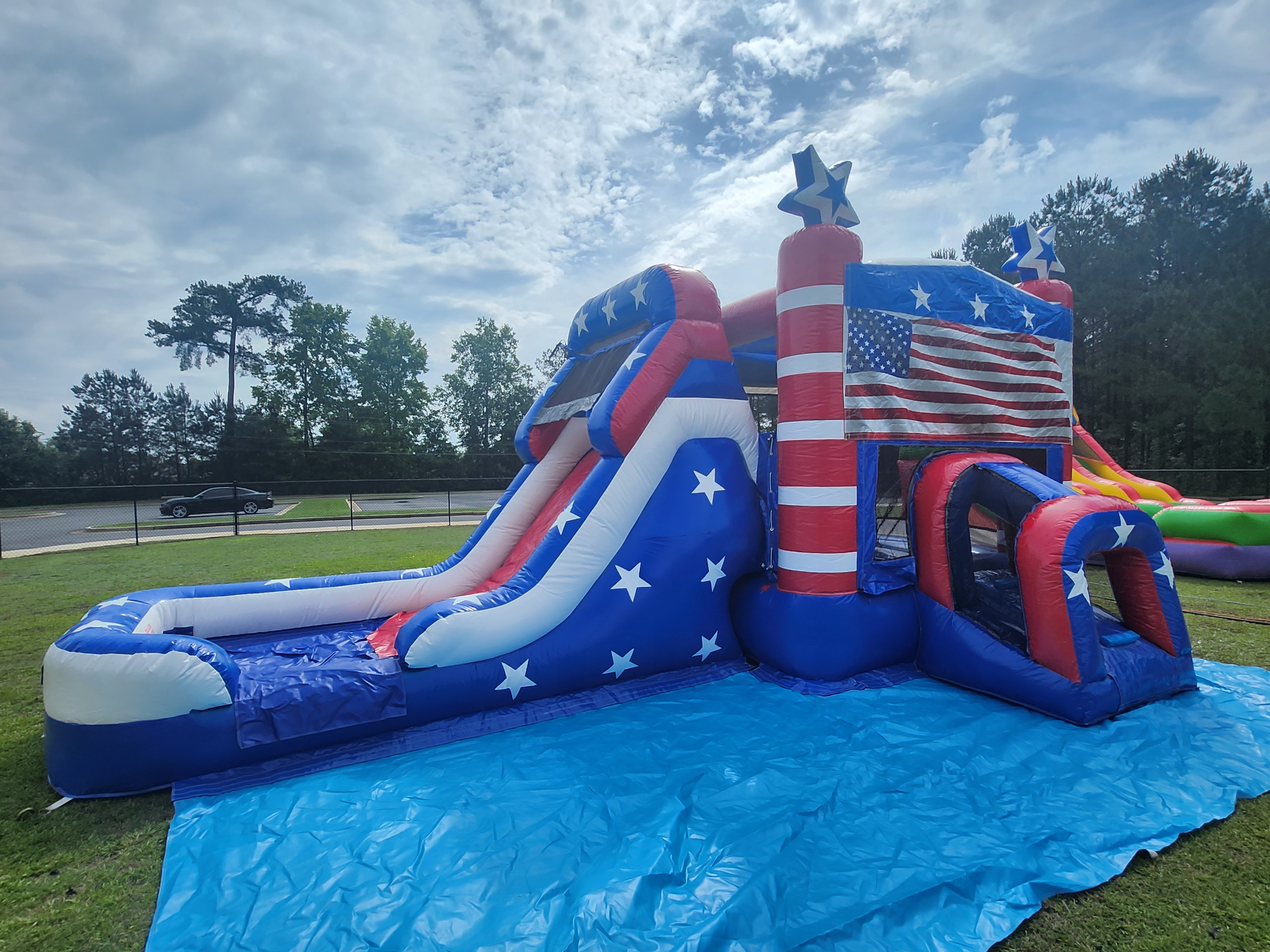 Star's & Stripe's Combo rental from Wow Inflatables