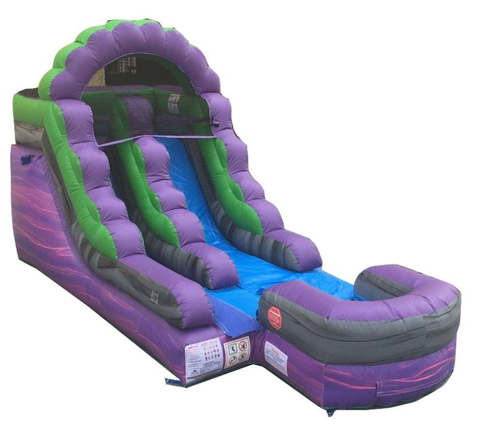 Little Purple Plunge wet/dry rental from Wow Inflatables